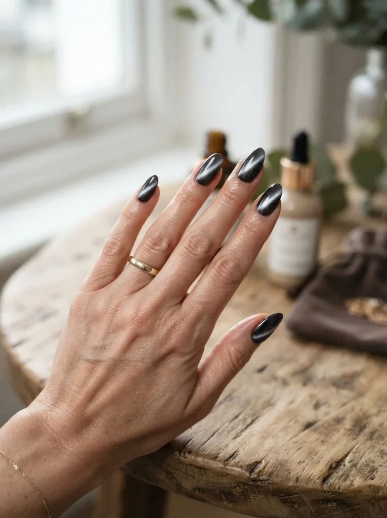 14 Fall Cat Eye Nails, Bred Like a Catalogue of Cats 6 The Maine Coon
