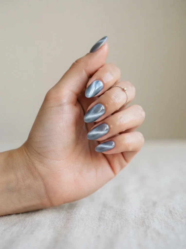 14 Fall Cat Eye Nails, Bred Like a Catalogue of Cats 13 The Nebelung