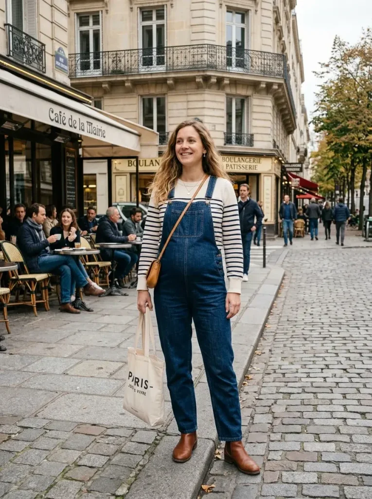 14 Pregnant Fall Outfits That Grow With You (Not Just Your Bump) 7 The Overall Comeback
