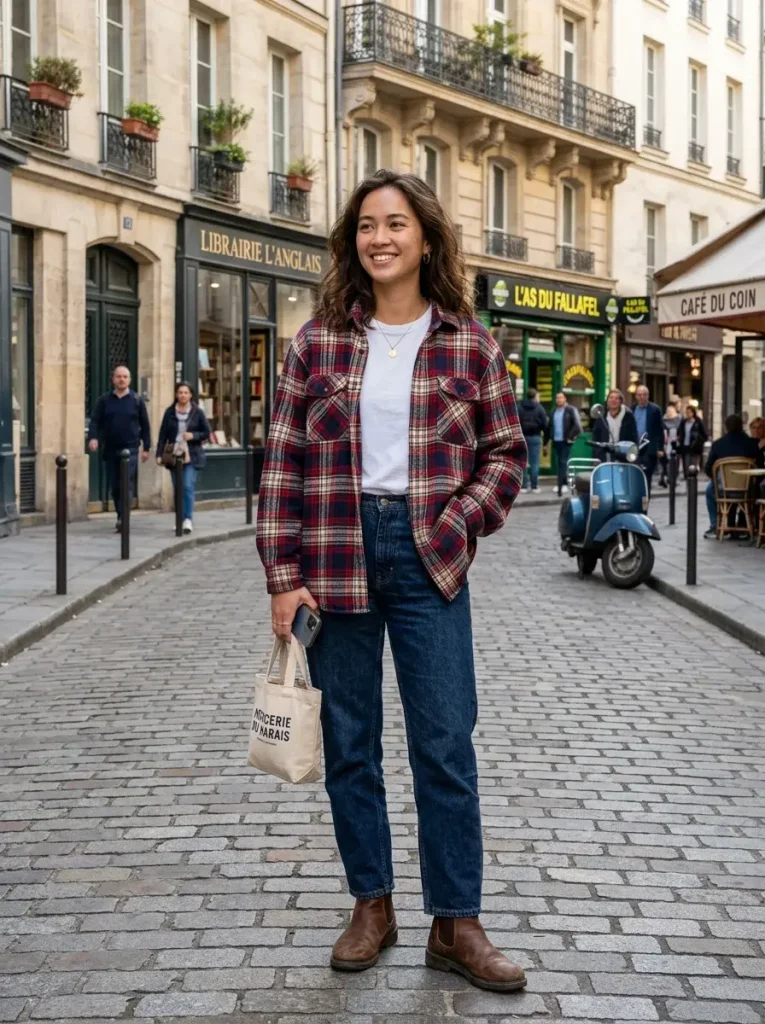 The Oversized Flannel