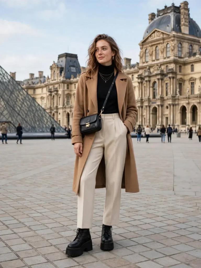 14 Fall Outfits With Jeans, Sorted by the Cut That Actually Suits Your Day 13 The Platform Boot Pairing