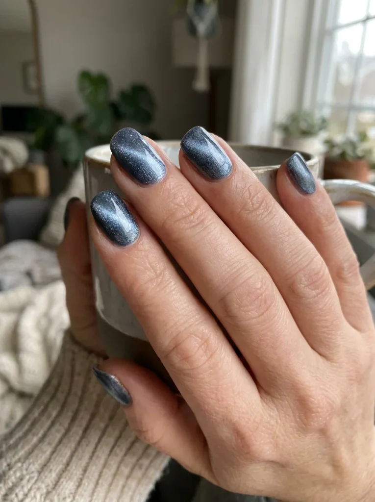 14 Fall Cat Eye Nails, Bred Like a Catalogue of Cats 2 The Russian Blue