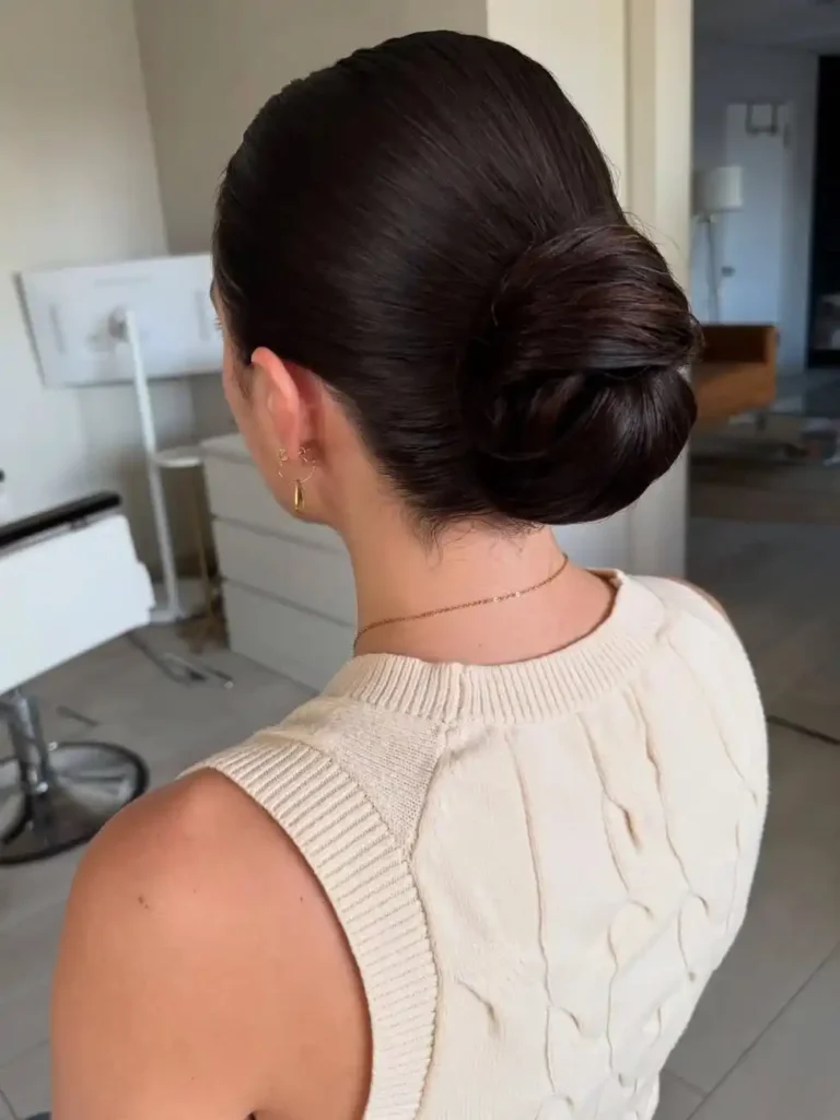 15 Teen Hairstyles Ideas That Make Everyday Hair Feel More Fun 5 The Sleek Low Bun