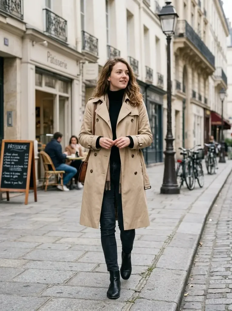 15 Classy Fall Outfits: A Capsule-Based Guide to Dressing Well This Season 11 The Trench Over Everything