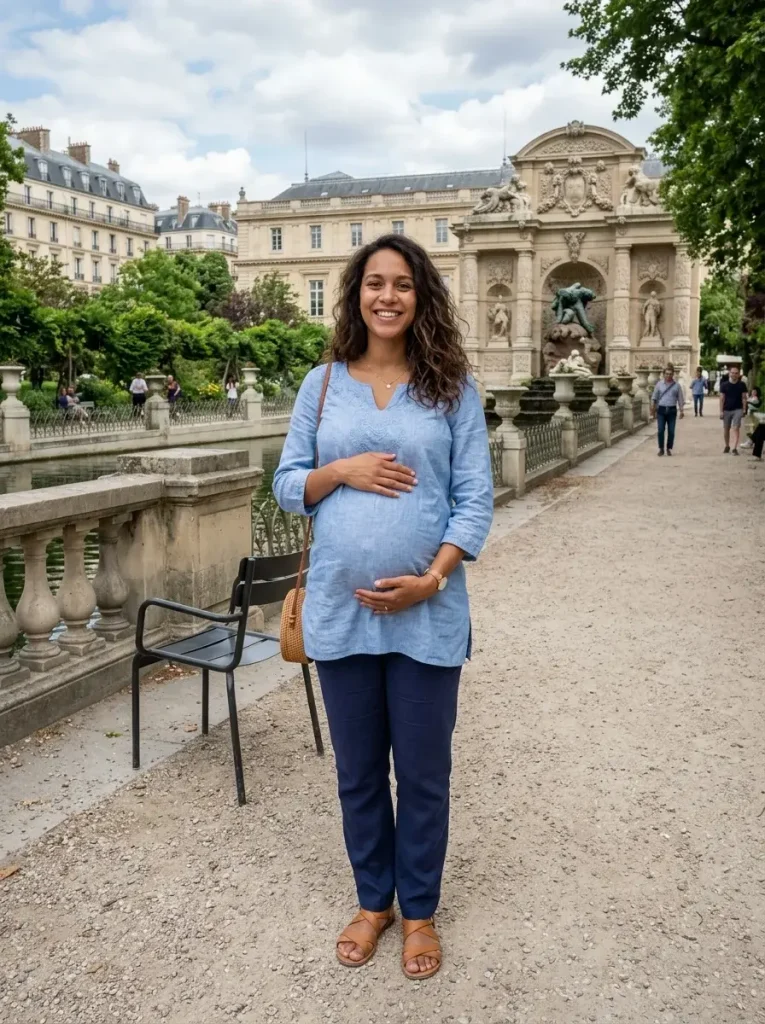 14 Pregnant Fall Outfits That Grow With You (Not Just Your Bump) 10 The Trouser and Tunic Set