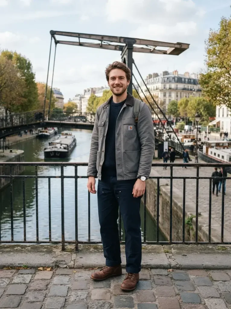 13 Men Streetwear Fall Outfits, Sorted by Which Guy You Definitely Know 8 The Workwear Cosplay Guy