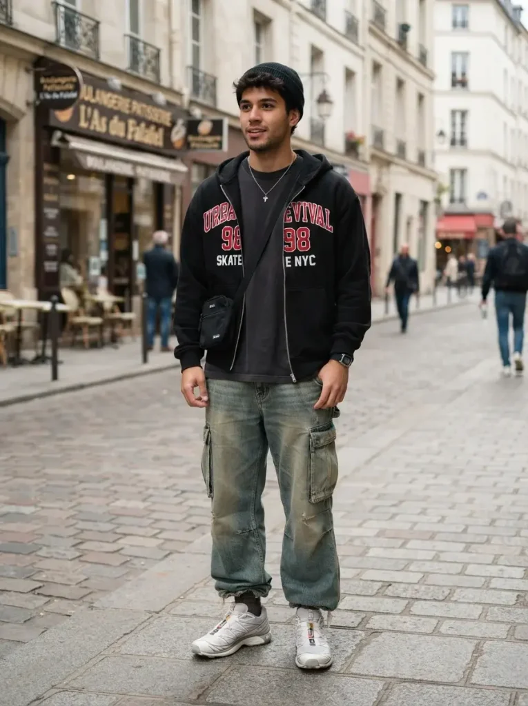 13 Men Streetwear Fall Outfits, Sorted by Which Guy You Definitely Know 6 The Y2K Revivalist