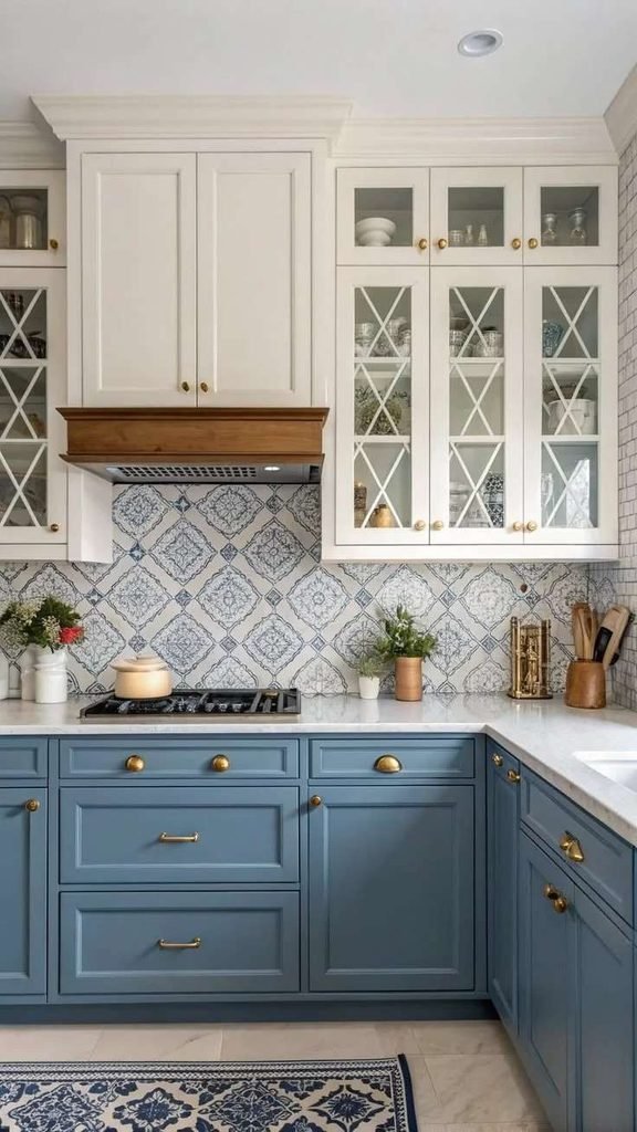 18 Kitchen Cabinet Ideas That Instantly Make Your Kitchen Look Expensive (Without the Full Remodel) 1 Two Tone Kitchen Cabinets