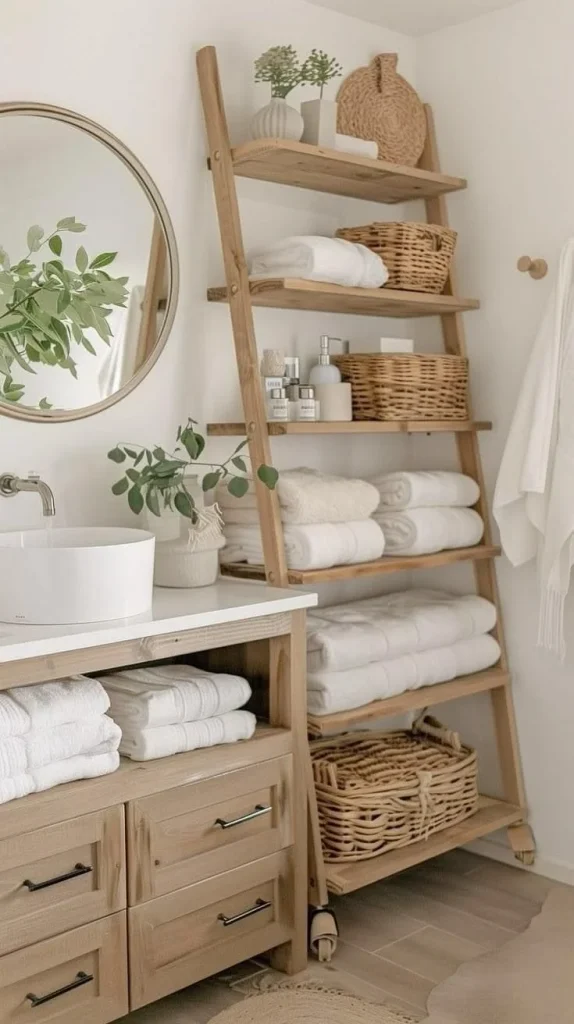 18 Guest Bathroom Ideas So Good Your Visitors Might “Accidentally” Stay Longer 16 Use Decorative Storage Baskets