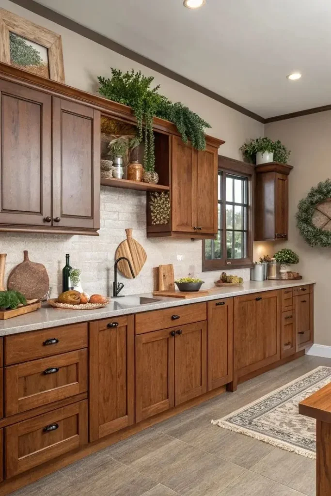18 Trending Kitchen Ideas Everyone’s Copying Right Now (And Honestly? I Get It) 2 Warm Wood Cabinets Are Back
