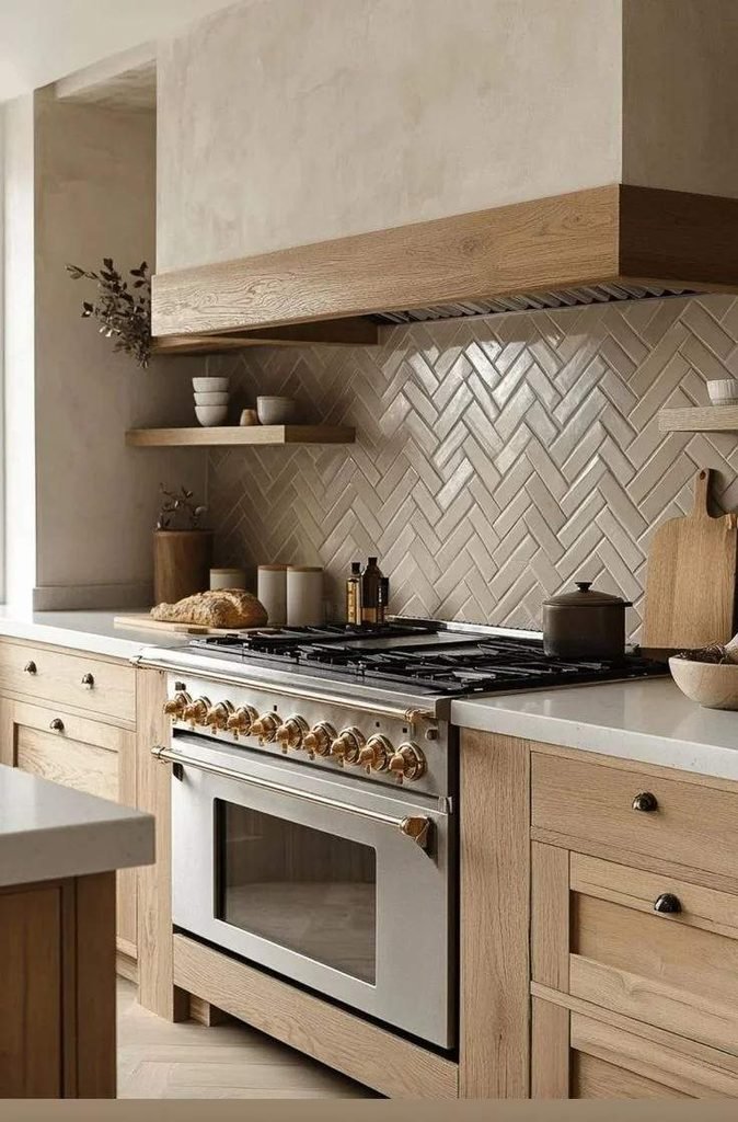 17 Kitchen Backsplash Ideas That Are So Chic, You’ll Suddenly Want to Cook Every Night 2 Zellige Tile Magic