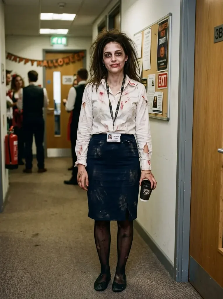 18 Last-Minute Halloween Costumes, Sorted by What You're Starting From 14 Zombie Office Worker