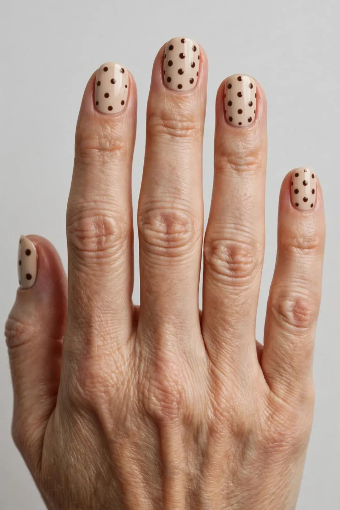 17 Fall Nails With Polka Dots, Written Like a Percussion Score 6 image 343 683x1024 1