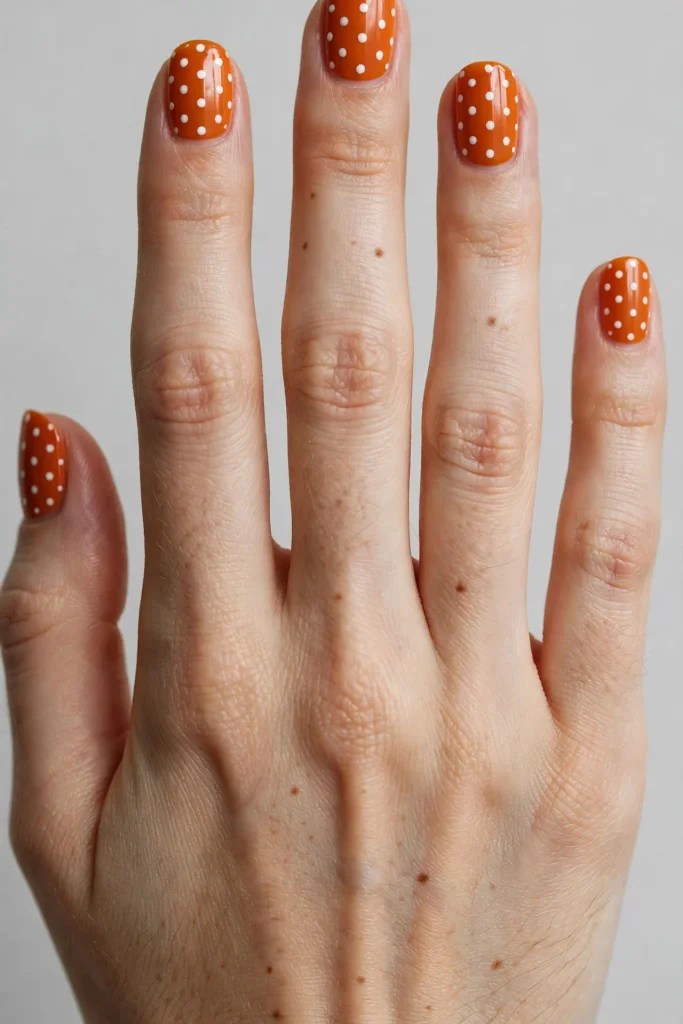17 Fall Nails With Polka Dots, Written Like a Percussion Score 9 image 346