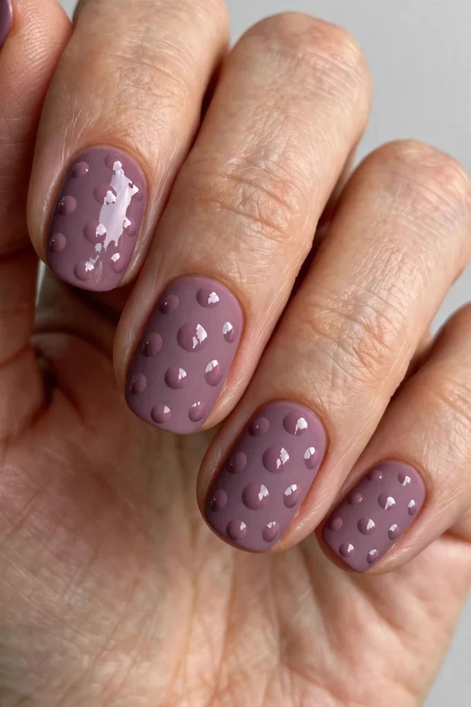 17 Fall Nails With Polka Dots, Written Like a Percussion Score 11 image 347