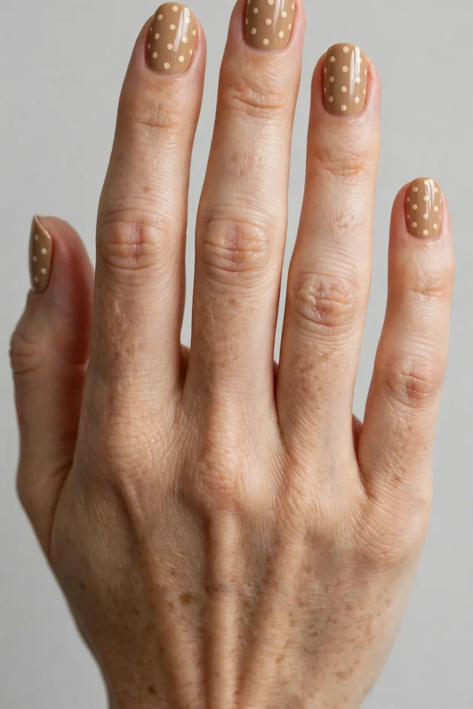 17 Fall Nails With Polka Dots, Written Like a Percussion Score 13 image 350