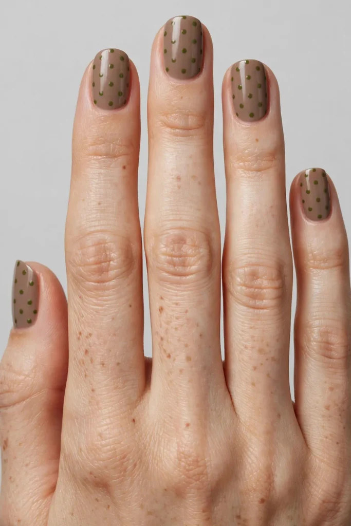 17 Fall Nails With Polka Dots, Written Like a Percussion Score 14 image 351