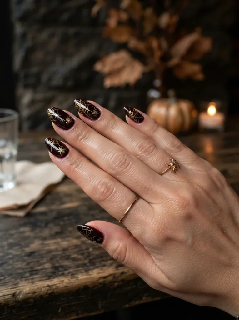 Black Cherry Gold Web