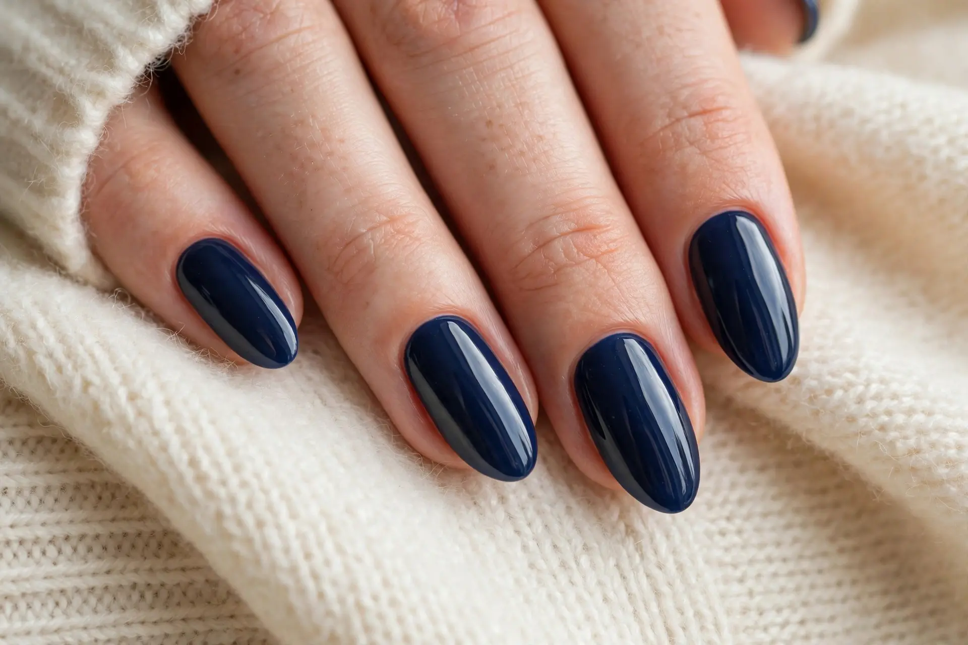 Blue Fall Nails