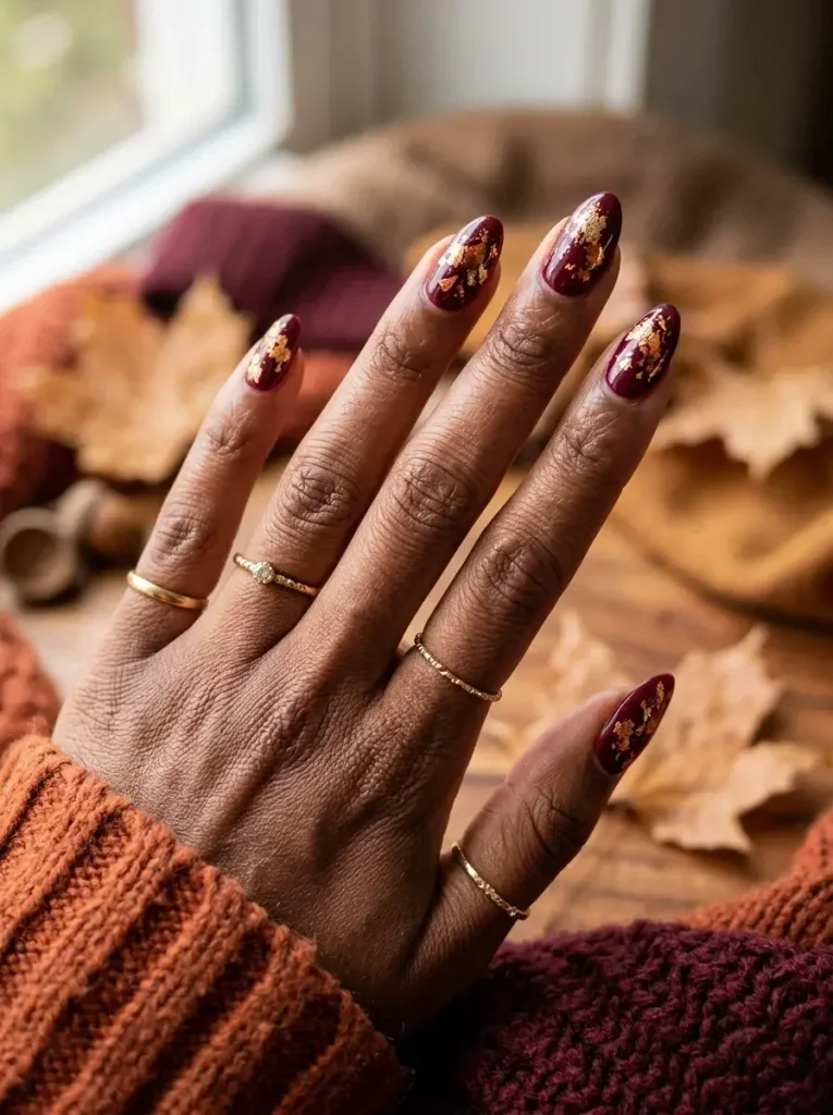 Burgundy Foil