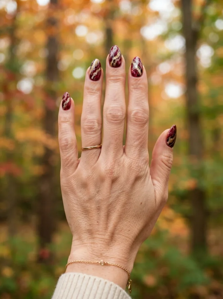 Burgundy Marble