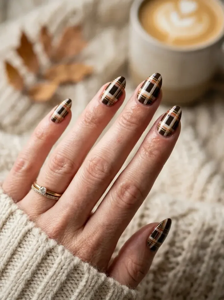 Espresso and Pearl Checks