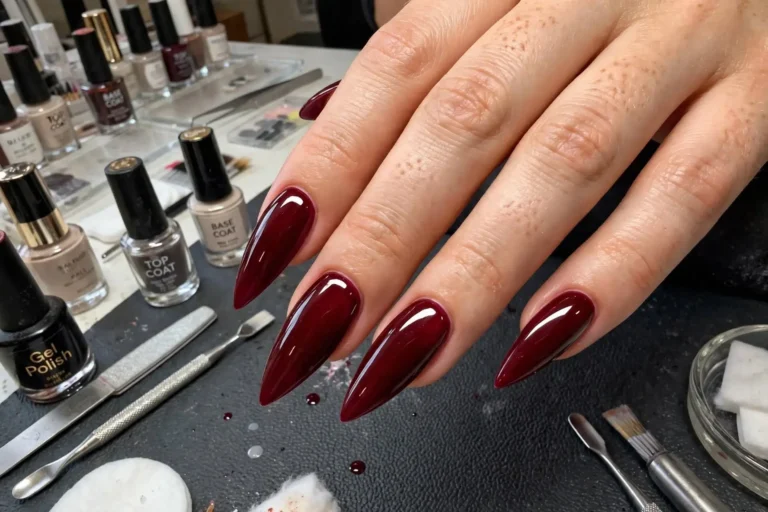 Fall Solid Color Nails