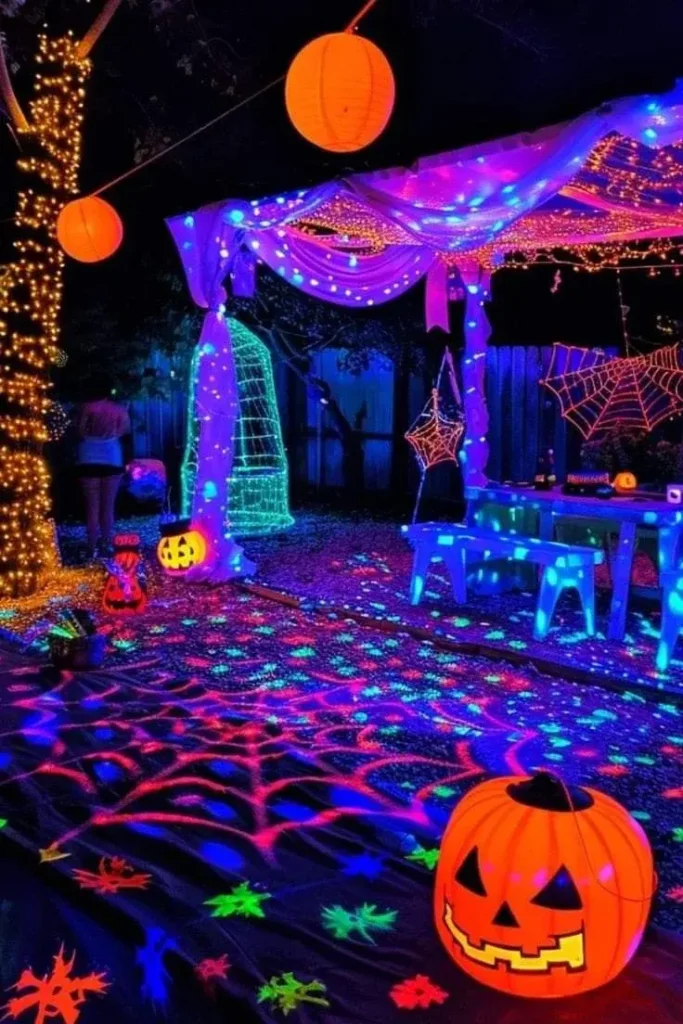 Make the Night Unforgettable With These 15 Halloween Party Ideas 5 Glow in the Dark Halloween Party
