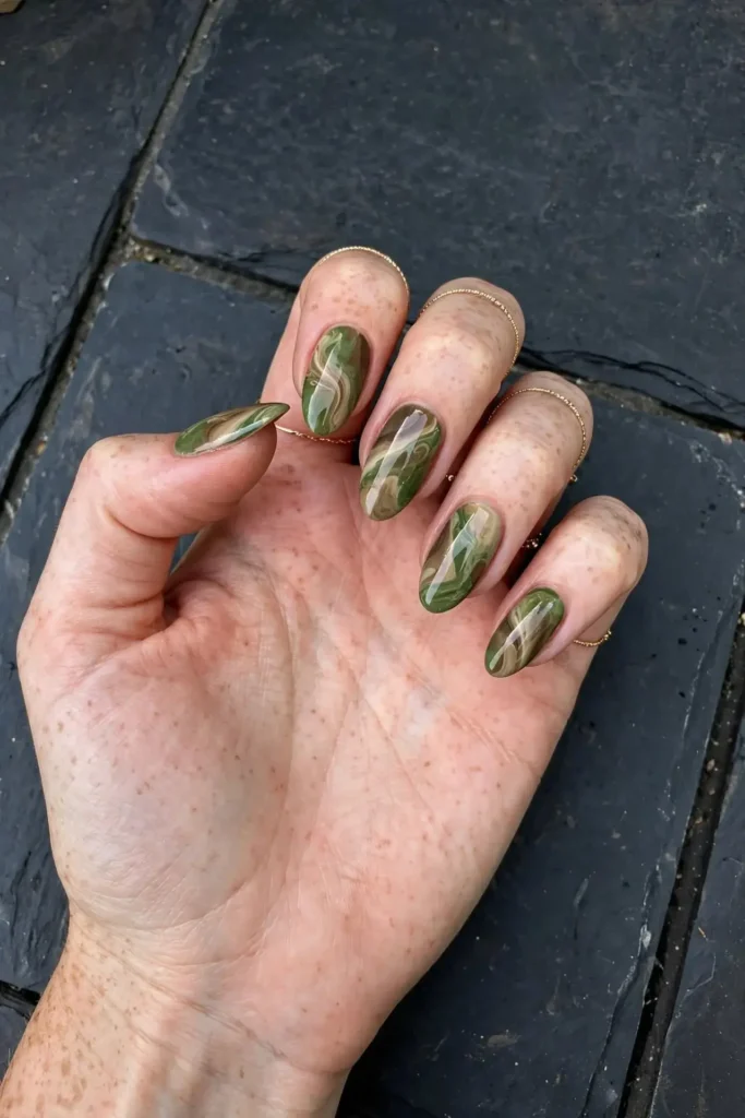 Marbled Moss and Latte