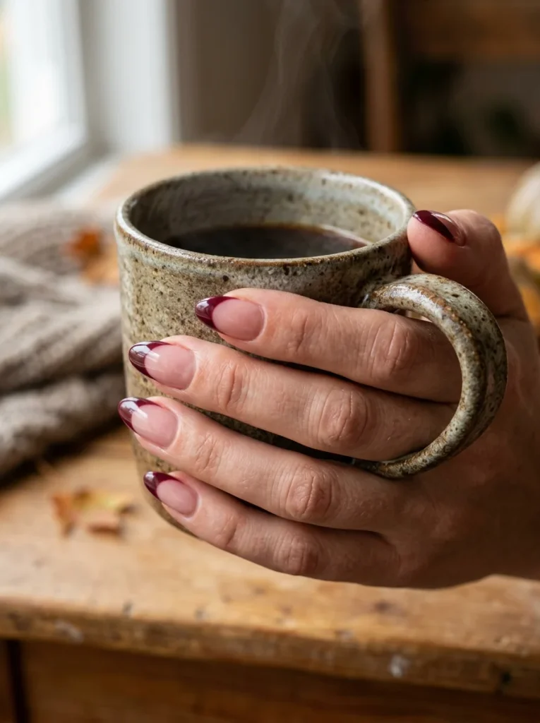 Merlot French Tips