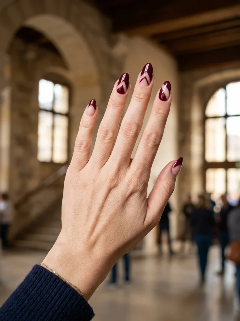 Negative Space Burgundy
