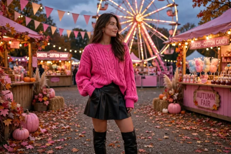 Pink Fall Outfits