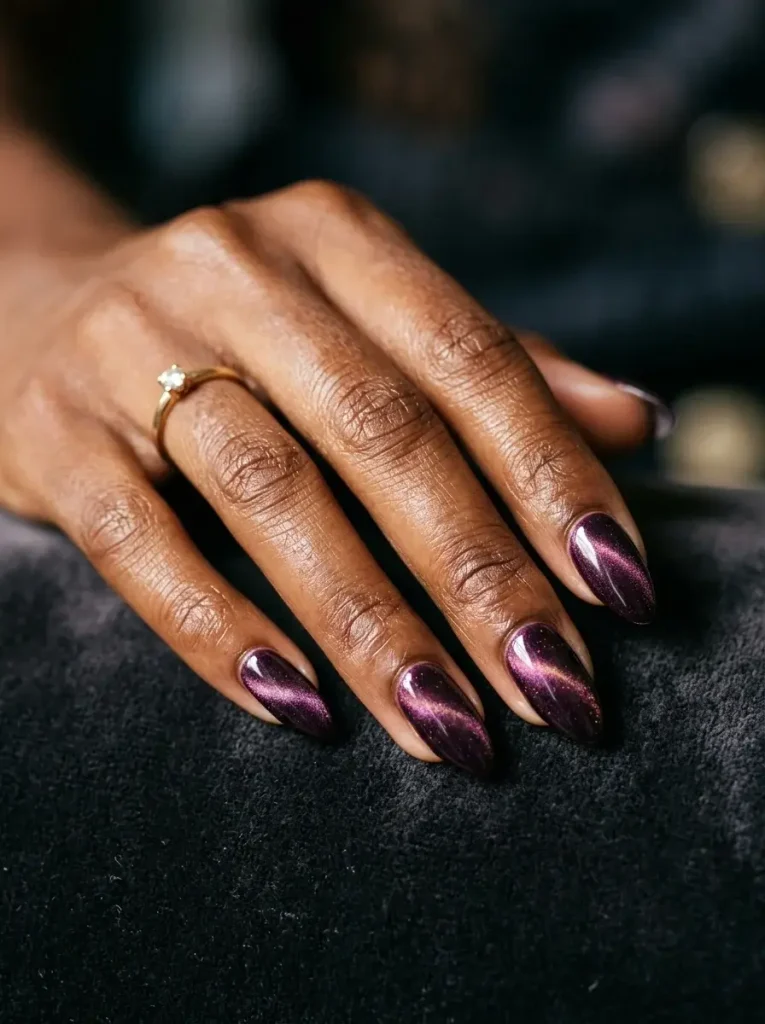 Plum Velvet Cat Eye