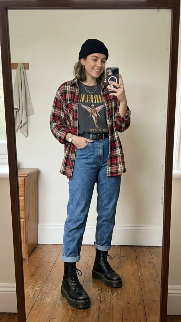 17 Fall Outfits Grunge That Look Edgy & Stylish 9 Vintage Thrift Inspired Grunge Look