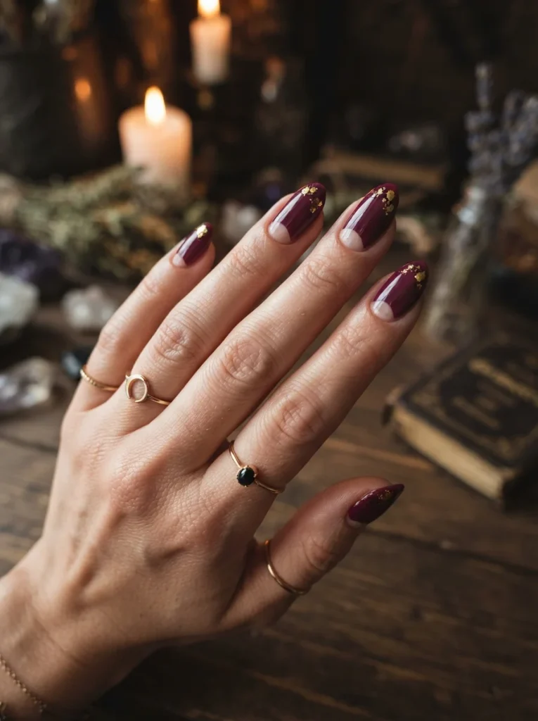Witchy Plum Half Moon