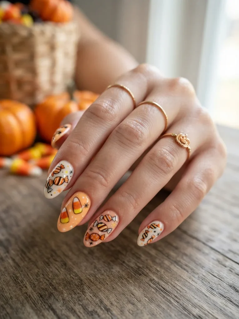 Wrapped Candy Nail