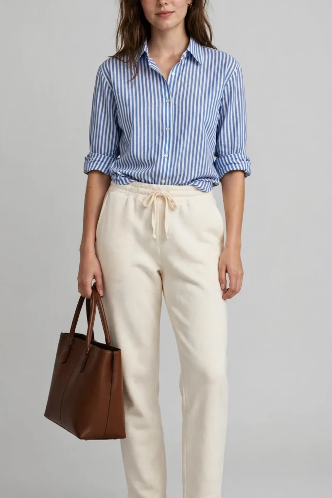 14 Fall Outfits With Sweatpants, From Morning School Run to Dinner Reservation 14 image 119