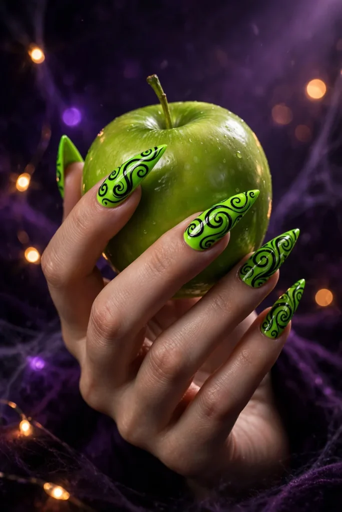 18 Stiletto Halloween Nails So Sharp They'll Steal Every Costume Party 4 image 496