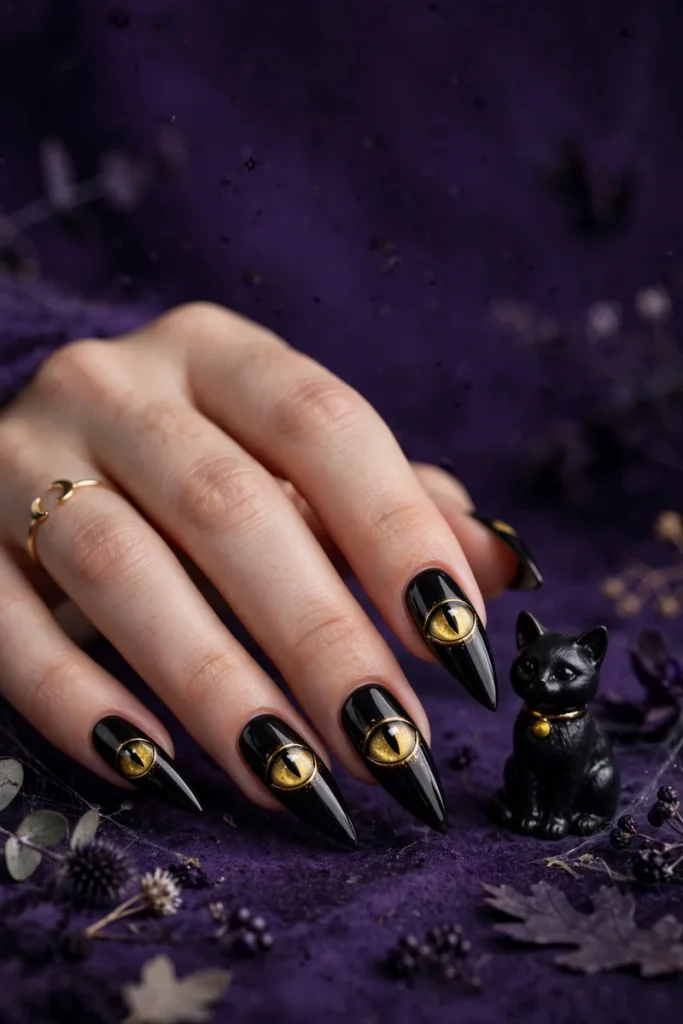 18 Stiletto Halloween Nails So Sharp They'll Steal Every Costume Party 5 image 497