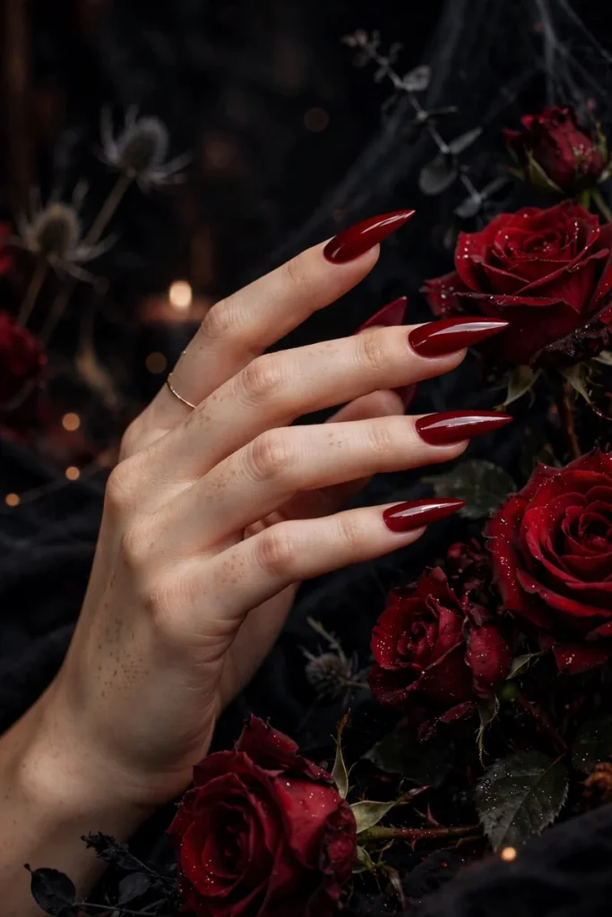 18 Stiletto Halloween Nails So Sharp They'll Steal Every Costume Party 6 image 498 683x1024 1
