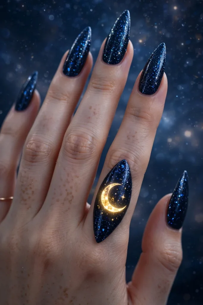 18 Stiletto Halloween Nails So Sharp They'll Steal Every Costume Party 13 image 505