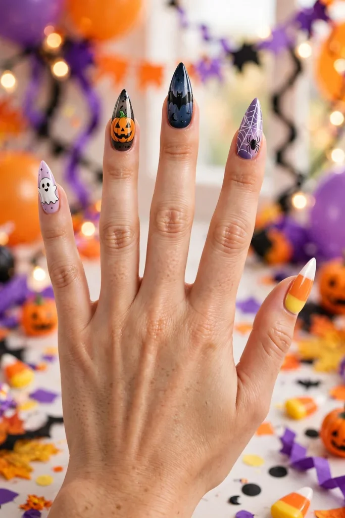 18 Stiletto Halloween Nails So Sharp They'll Steal Every Costume Party 19 image 511