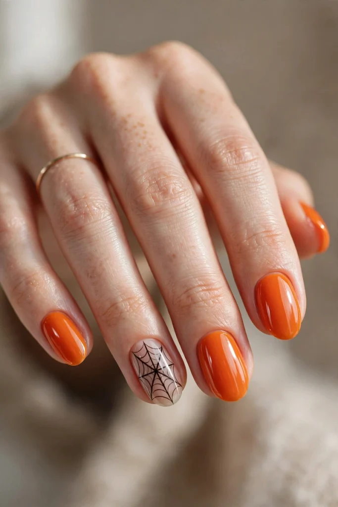 17 Orange Halloween Nails That'll Make Your Costume Look Twice as Good 6 image 514 683x1024 1