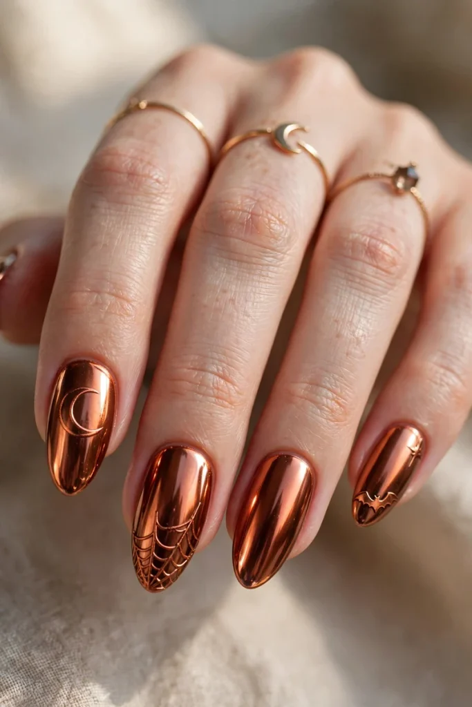 17 Orange Halloween Nails That'll Make Your Costume Look Twice as Good 9 image 517