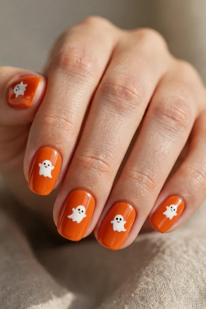 17 Orange Halloween Nails That'll Make Your Costume Look Twice as Good 8 image 518