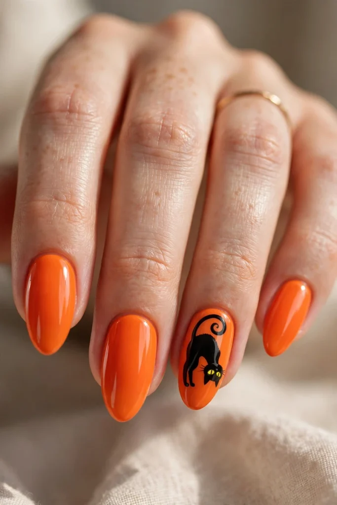 17 Orange Halloween Nails That'll Make Your Costume Look Twice as Good 11 image 520
