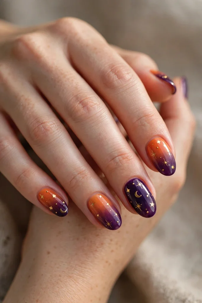 17 Orange Halloween Nails That'll Make Your Costume Look Twice as Good 18 image 527
