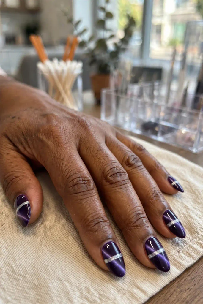 17 Purple Halloween Nails, Bottled Like Potions on a Witch's Apothecary Shelf 9 image 534