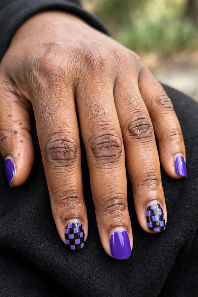 17 Purple Halloween Nails, Bottled Like Potions on a Witch's Apothecary Shelf 12 image 537