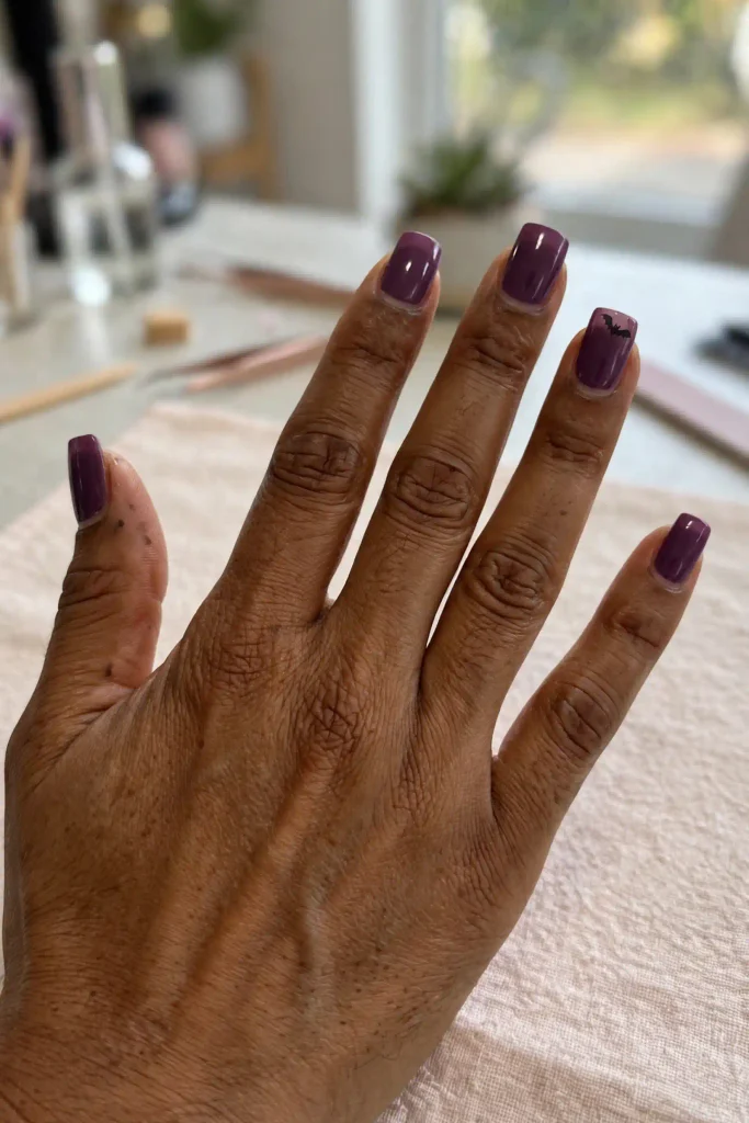 18 Halloween Square Nails, Placed Where a Square Nail Looks Best 4 image 559